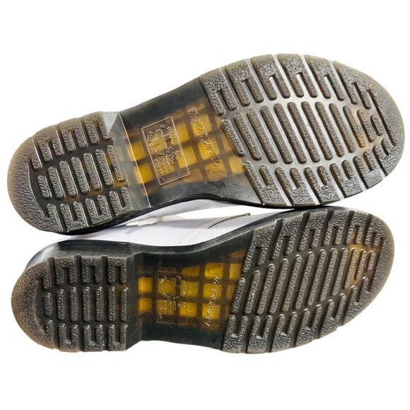 Dr. Martens 26861 Women's Size 9 White Croc Embossed Patent Leather Shoes - Picture 9 of 12